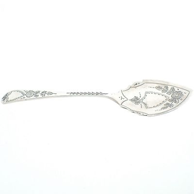 Image 1 of Vintage silver spoon/scoop | English hallmarked