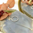 Image 2 of White gold fantasy sliding ring