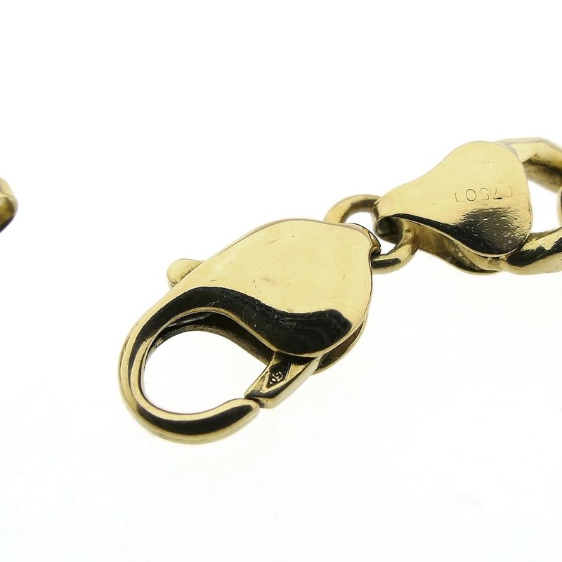 Image 7 of Gold Figaro link bracelet
