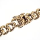 Image 7 of Solid gold gourmet link bracelet | 20 cm