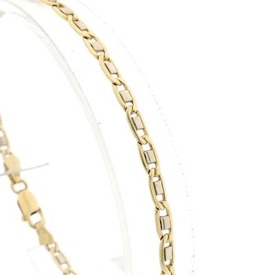 Image 2 of Two-tone gold fantasy link bracelet