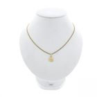 Image 3 of Gold pendant of a four-leaf clover with diamond | 0.005 ct.