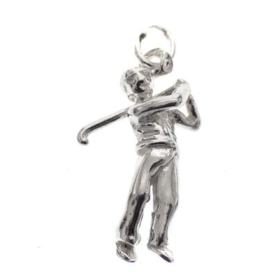 Image 1 of Silver charm; Golfer