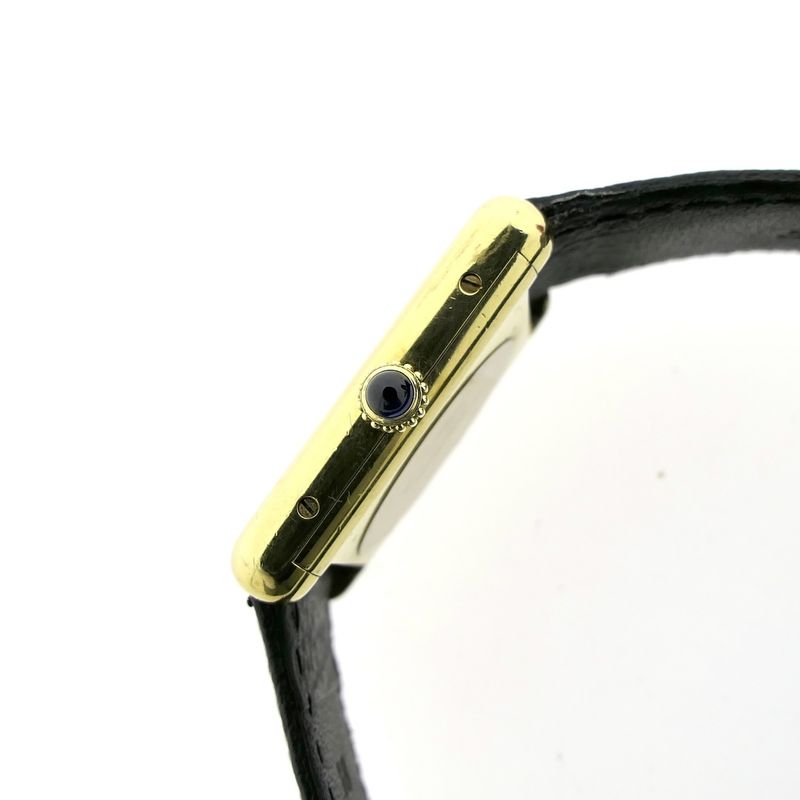 Image 11 of Cartier Tank Vermeil Trinity; Vintage mechanical women's watch