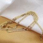 Image 4 of Gold Bismarck link chain | 47 cm
