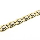 Image 3 of Gold long gourmet link necklace