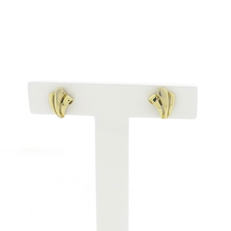 Image 1 of Golden fantasy stud earrings
