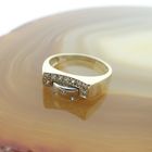 Image 6 of Two-tone gold ring with zirconia