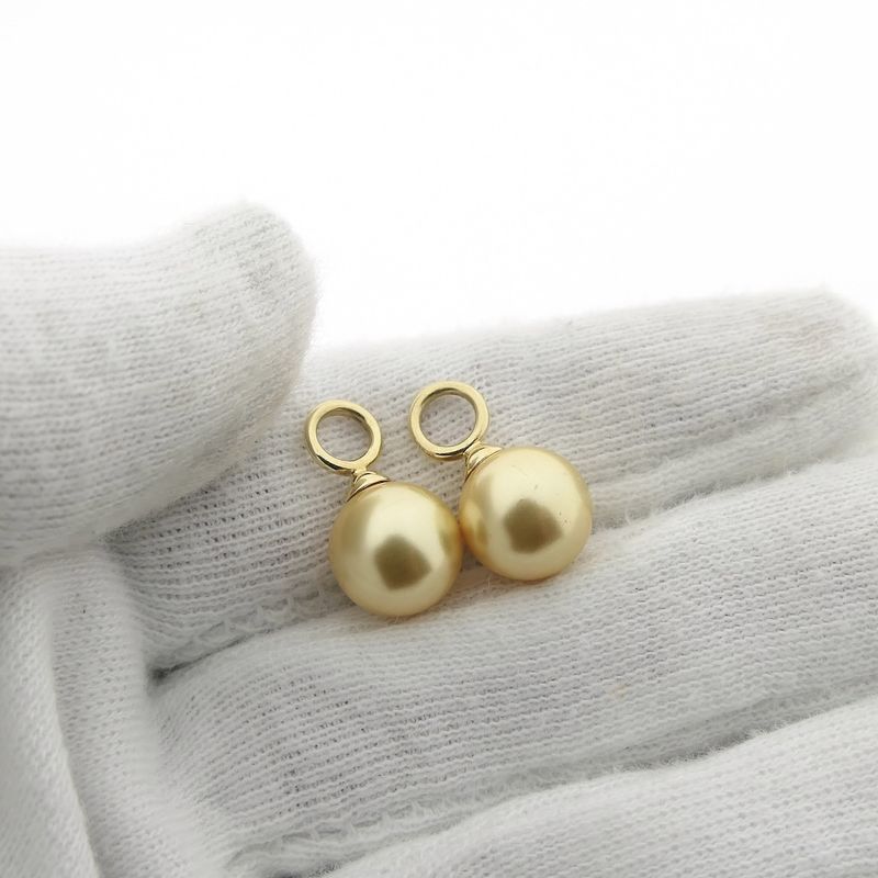 Image 3 of Zinzi gold earrings with artificial pearls
