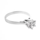 Image 5 of White gold ring with zirconia stone