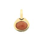 Image 1 of Gold pendant with red coral | Vintage