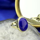 Image 2 of Gold ring with Lapis Lazuli | Vintage