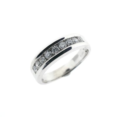 White gold ring with diamond | 0.63 ct. Image 1 of White gold ring with diamond | 0.63 ct.