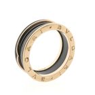 Image 2 of Rose gold ring; BVLGARI