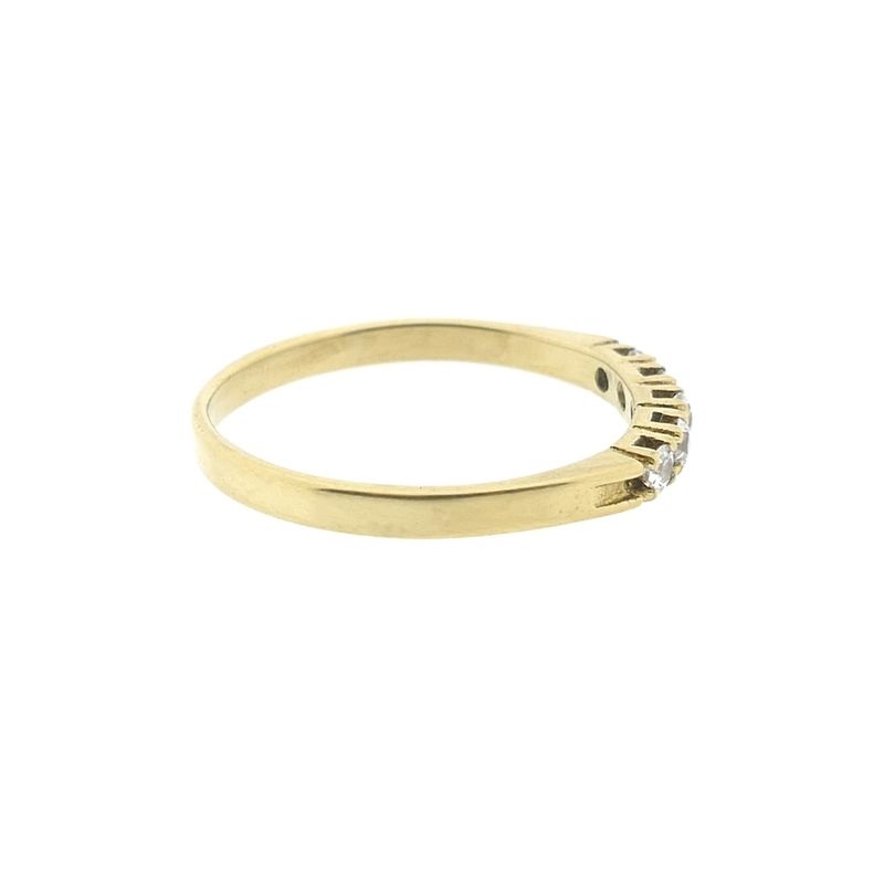 Image 7 of Gold ring with zirconia
