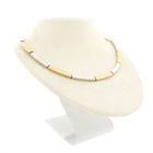 Image 5 of Two-tone gold fantasy link necklace