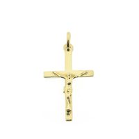 Gold pendant of a cross with corpus