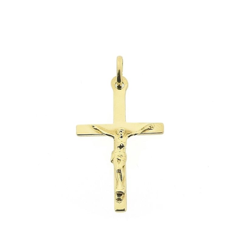 Image 1 of Gold pendant of a cross with corpus
