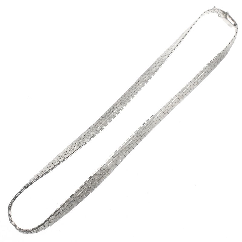 Image 7 of Silver matte fantasy necklace | 43 cm