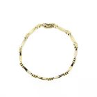 Image 3 of Two-tone gold fantasy link bracelet