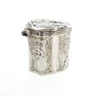 Image 6 of Vintage silver loderein box | English hallmarked