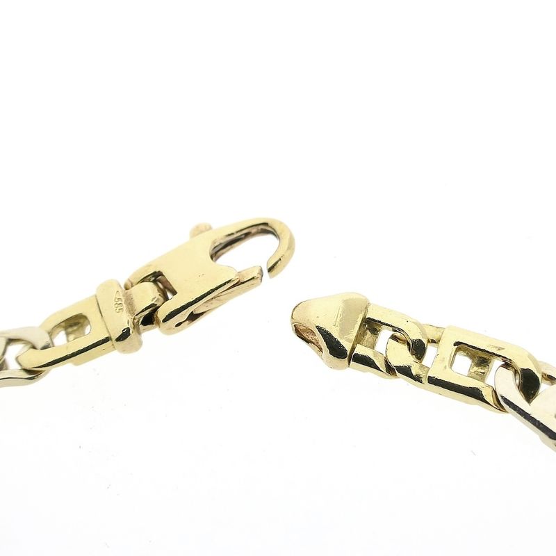 Image 5 of Two-tone gold navy link chain.