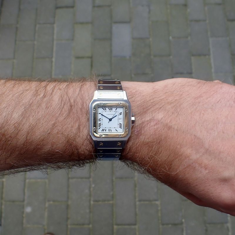 Image 11 of Cartier Santos Galbee; Automatic unisex watch