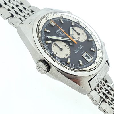 Image 2 of Heuer Carrera Chronograph; Vintage men's watch