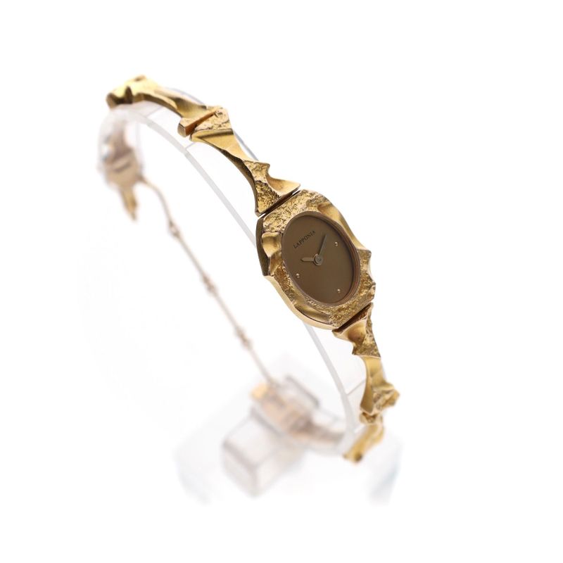 Image 4 of Lapponia 'Pola Negri'; 14k Gold Ladies Watch