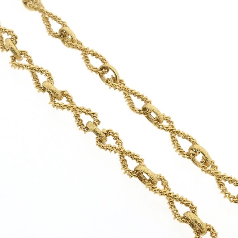 Image 8 of Long gold fantasy/infinity link chain