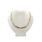 Image 7 of Two-tone gold fantasy link necklace