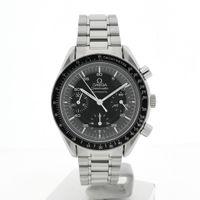 Omega Speedmaster Reduced; Automatic Chronograph watch