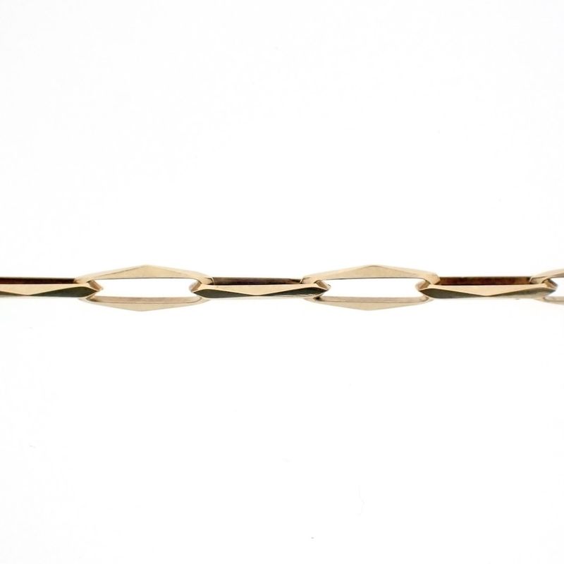Image 5 of Gold closed forever link bracelet | 19.5 cm