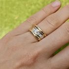 Image 7 of Gold ring with diamonds