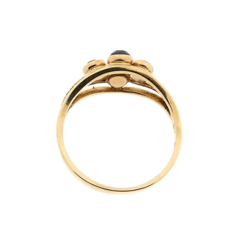 Image 5 of Vintage Gold Ring with Garnet