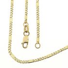 Image 1 of Gold closed Figaro link chain