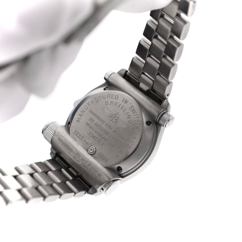 Image 14 of Breitling Emergency E56121.1; Titanium Watch with SOS Transmitter