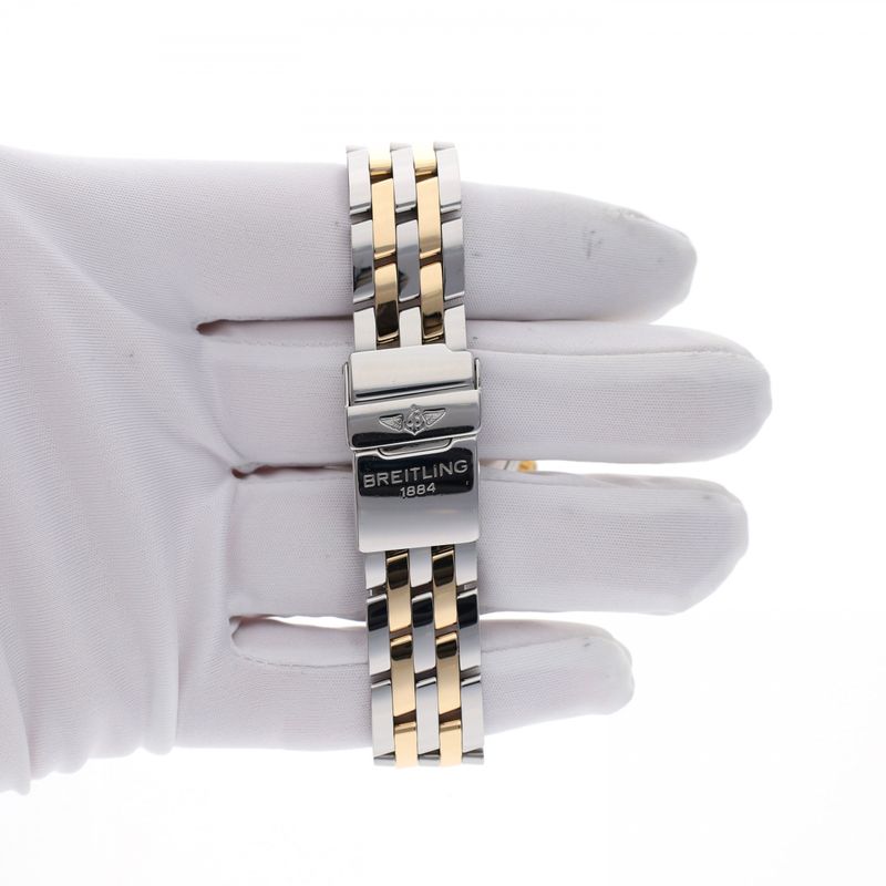 Image 10 of Breitling Windrider Chrono Jetstream B55048; Yellow Gold/Stainless Steel Men’s Watch