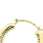 Image 8 of Gold lapidary earrings | Ø 20 mm