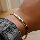 Image 7 of Gold fantasy link bracelet with zirconia