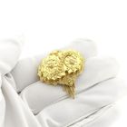 Image 7 of Old Dutch gold brooch with a cap bell