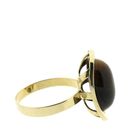 Image 8 of Gold ring with tiger's eye.