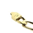 Image 4 of Gold Figaro link men's bracelet