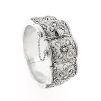 Silver Art Nouveau bracelet