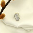 Image 7 of Two-tone gold pendant pavé set with diamond | 0.24 ct.