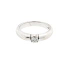 Image 3 of White Gold Solitaire Ring with Diamond; 0.08 ct.