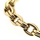 Image 6 of Gold double anchor link bracelet