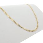 Image 3 of Gold Figaro link chain | 45 cm