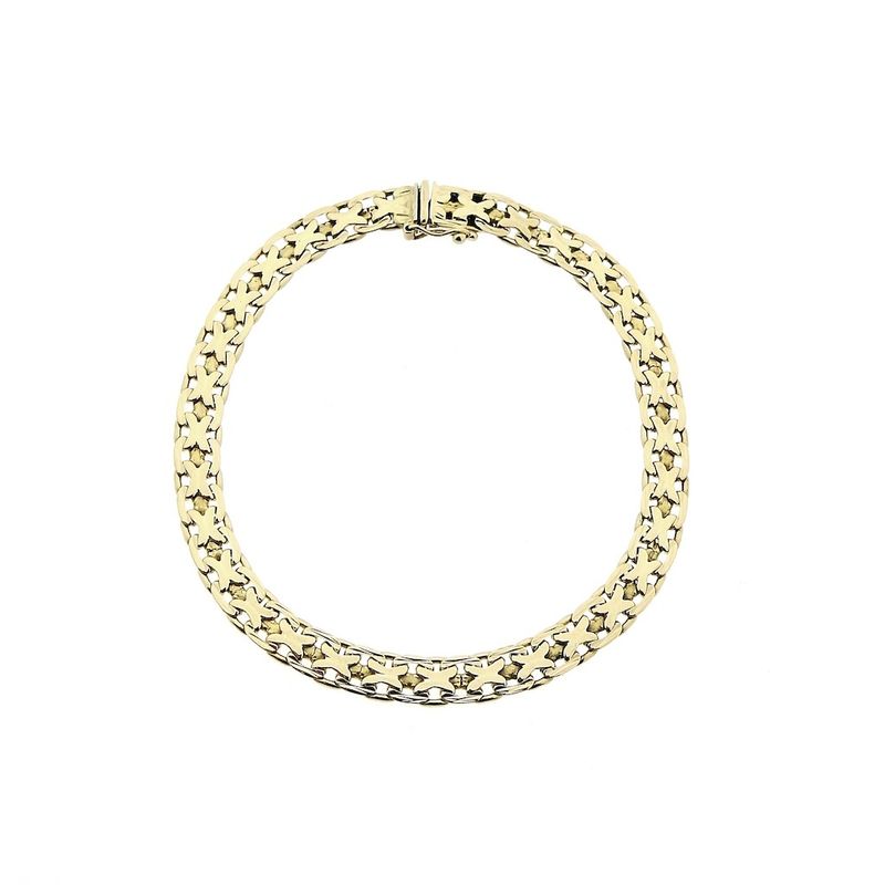 Image 3 of Gold gourmet link bracelet
