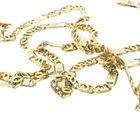 Image 9 of Two-tone gold fantasy link necklace; Men's | 64.5 cm
